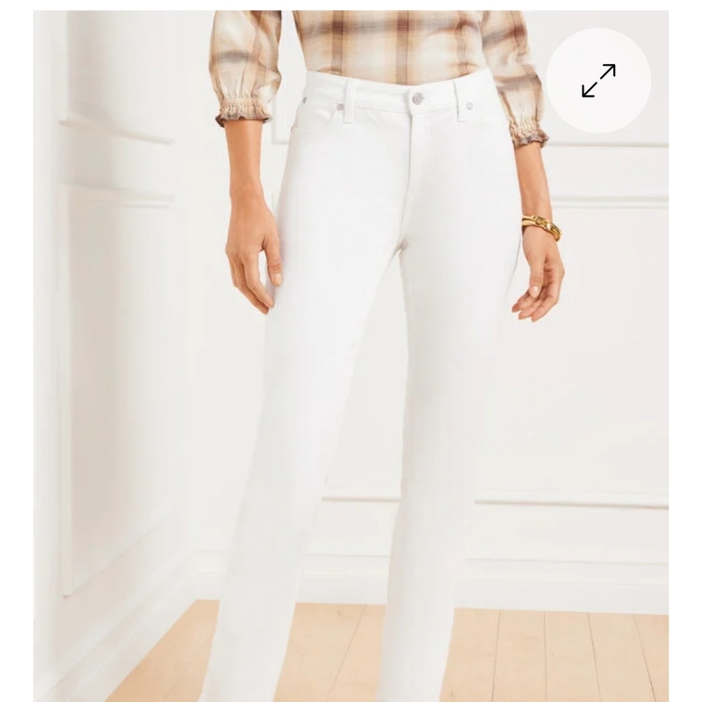 Talbots Slim Ankle Jeans Size 4 - Natural Color - Picture 3 of 11